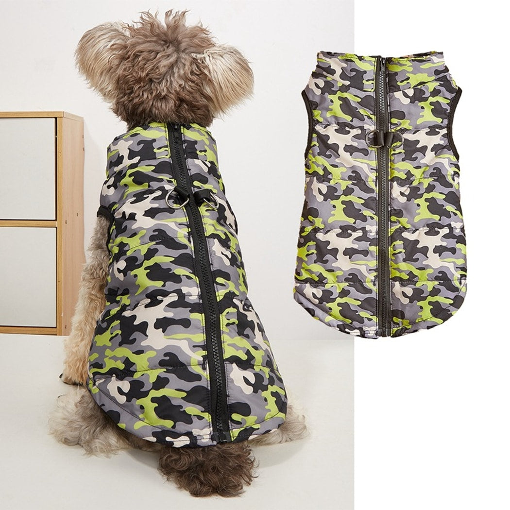 Ozzie - Camouflage Zipper Pet Vest