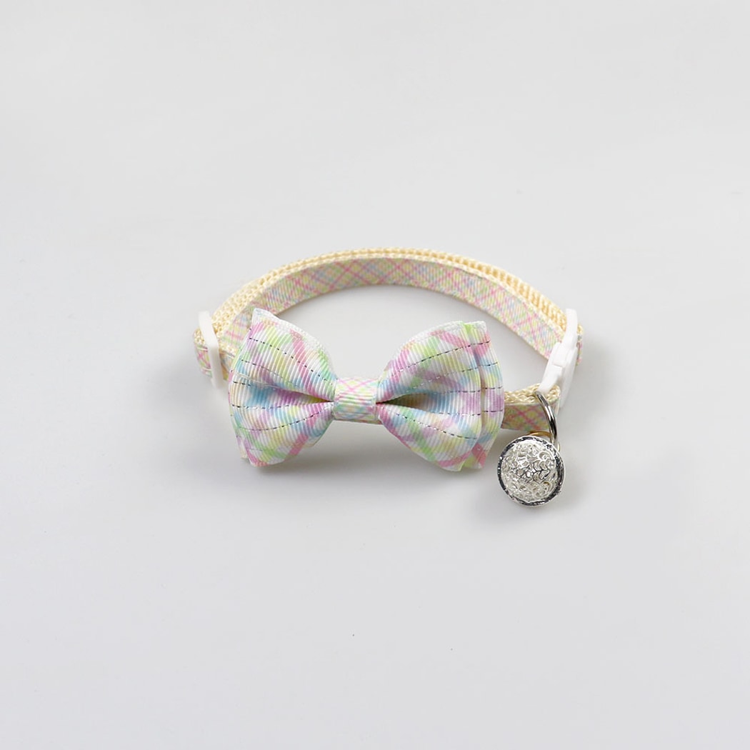 Mokka - Adorable Floral Print Bow Pet Collar