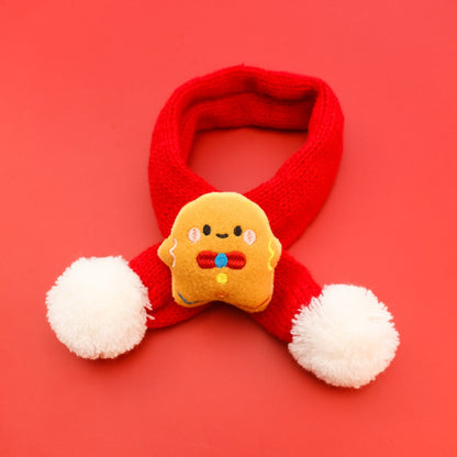 Christmoo - Cartoon Christmas Knit Pet Scarf