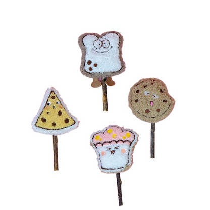 Moo - Snack Shaped Plush Stick Cat Toy