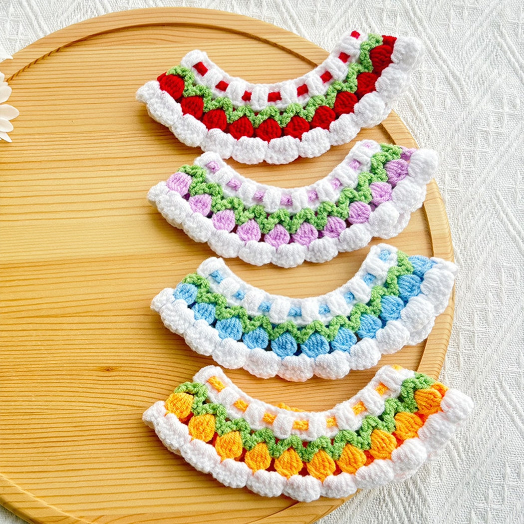 Mokka - Tulip Tie Strap Cat Collar