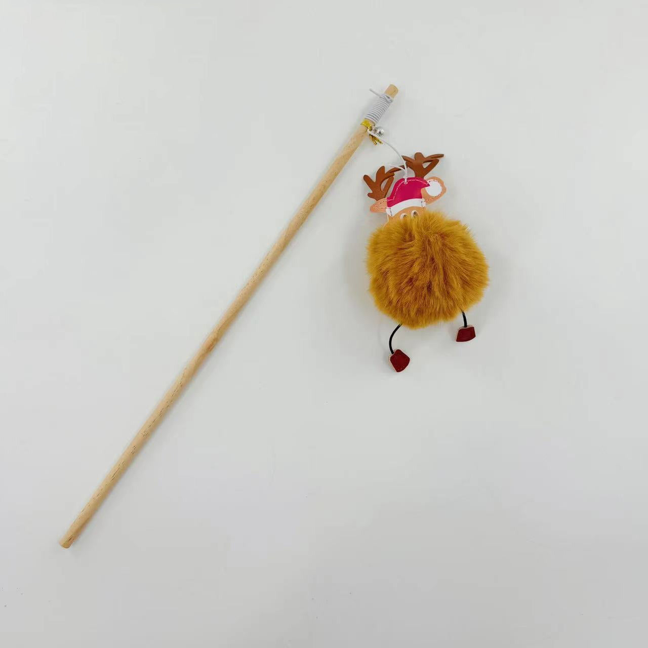 Christmoo - Christmas Reindeer Cat Wand Toy