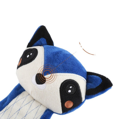 Petkin - Raccoon Panda & Fox Plush Dog Toy