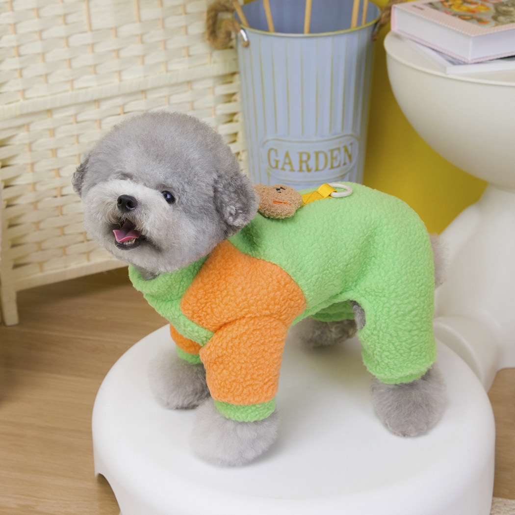Ozzie - Casual Buckle Detail Four-Leg Dog Jumpsuit