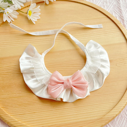 Mokka - Ruffled Bow Princess Style Cat Collar