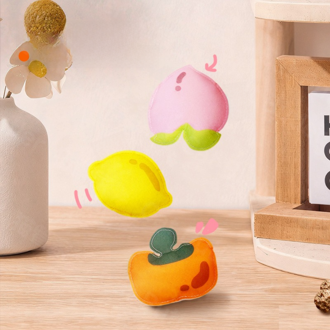 Moo - Cute Fruit Shape Cat Toy