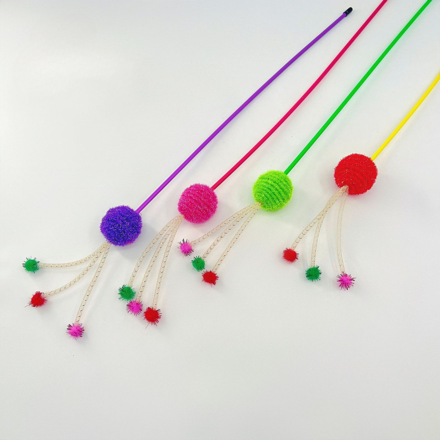 Moo - Colorful Ball Cat Teaser Wand