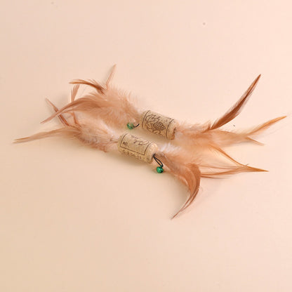 Moo - Feather Ring Interactive Chase Cat Toy