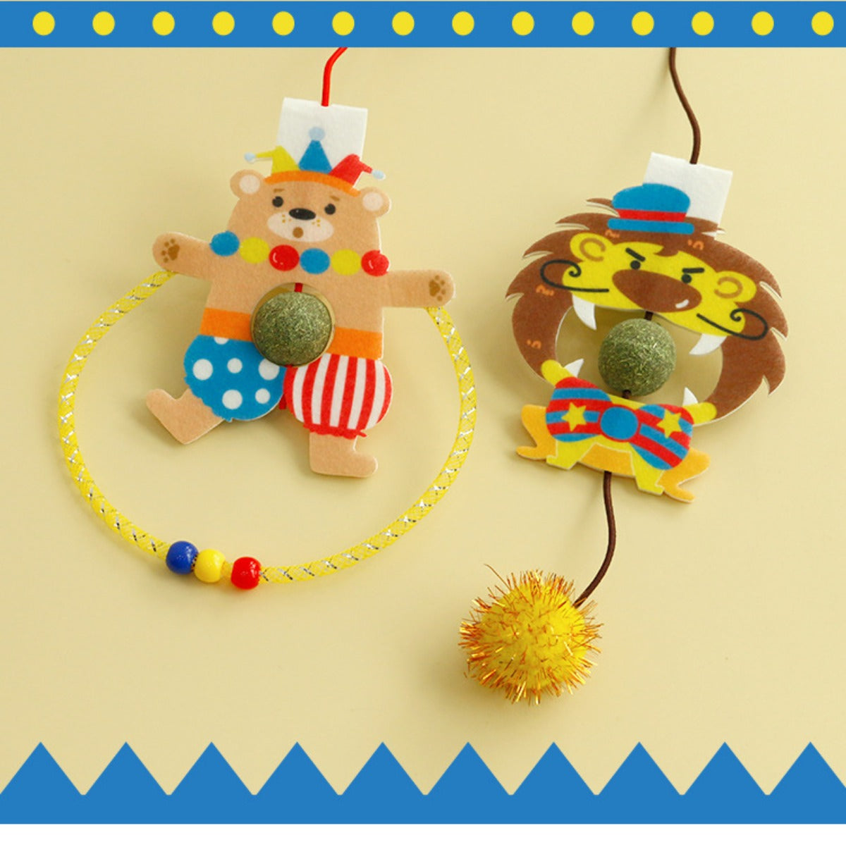 Moo - Circus Cat Toy