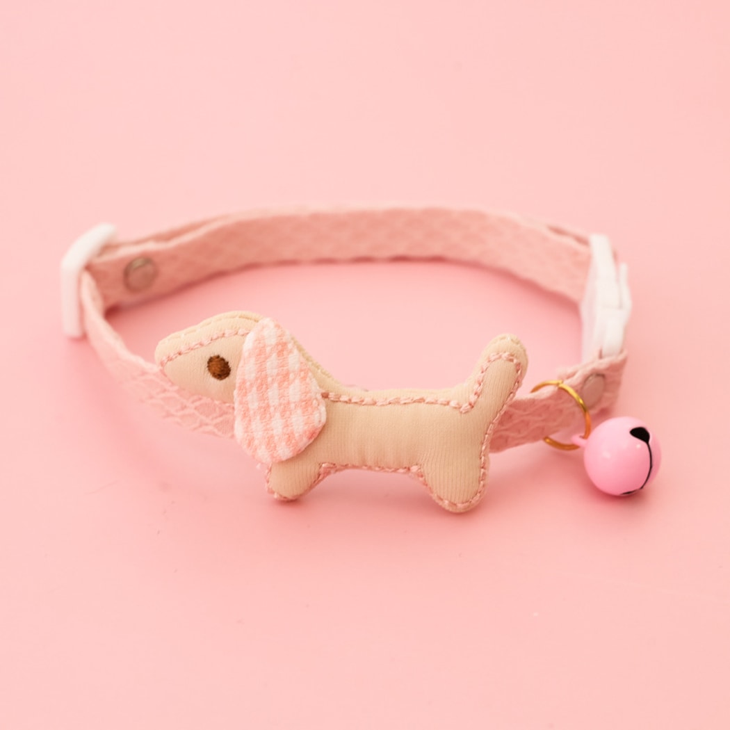 Mokka - Puppy Motif Bell Cat Collar