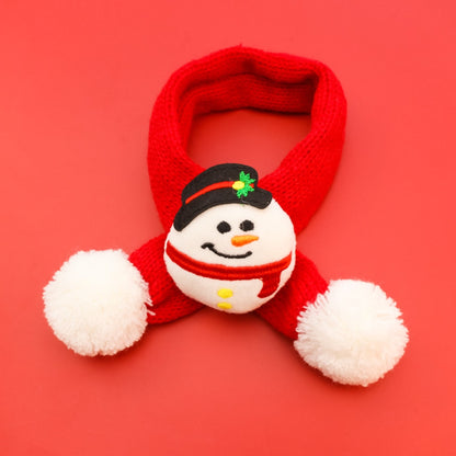 Christmoo - Cartoon Christmas Knit Pet Scarf