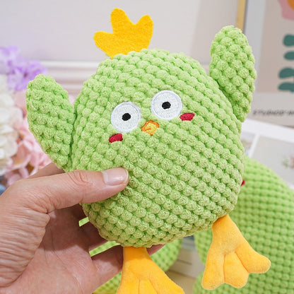 Petkin - Chicken Character Plush Squeaky Dog Toy