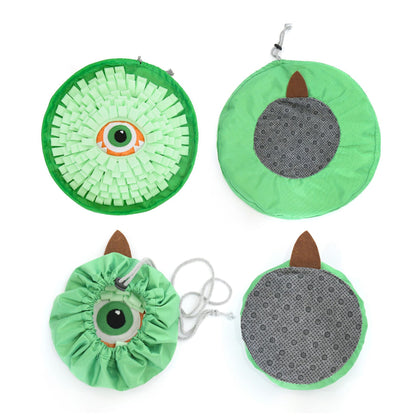 Snuffy - Monster Eye Snuffle Mat for Dogs – Interactive Foraging Fun