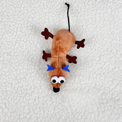 Moo mouse cat toy showing its small size suitable for cats to carry