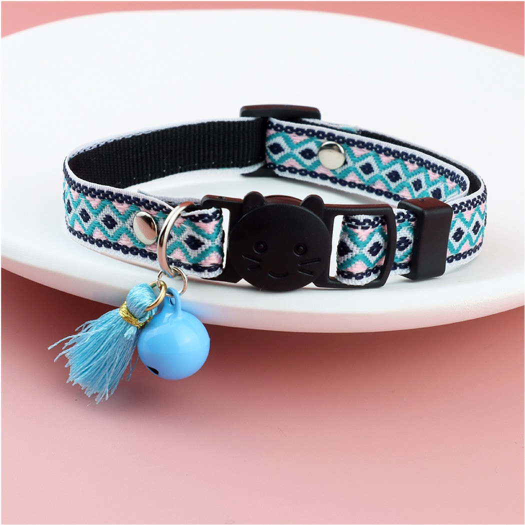Mokka - Vintage Geometric Patterns Cat Collar