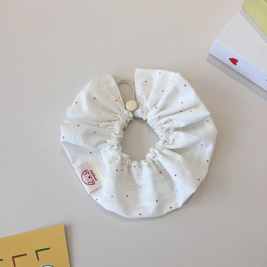 Mokka - Floral Gathered Ruffle Bib Pet Neckwear
