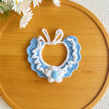 Mokka - Floral Crochet Style Pet Collar
