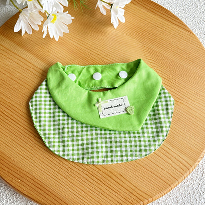 Mokka - Casual Plaid Cat and Dog Bib