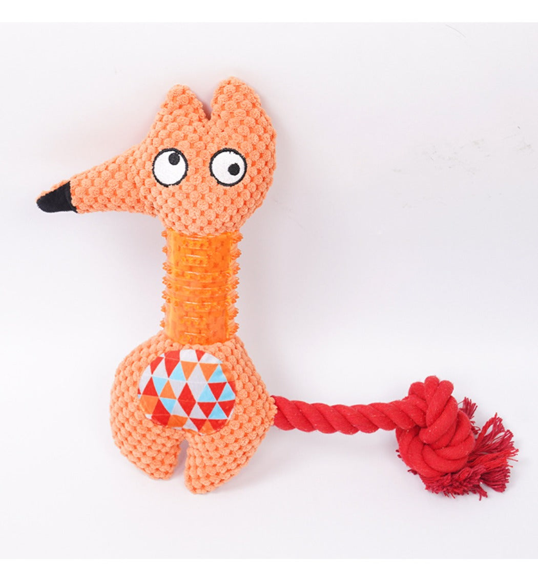 Petkin – Plush Chew Neck Animal Toy