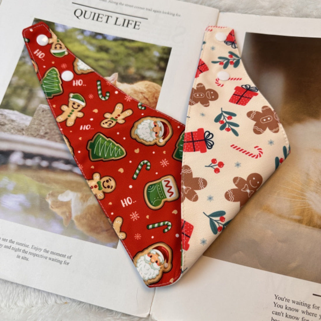 Christmoo - Reversible Christmas Pet Bandana