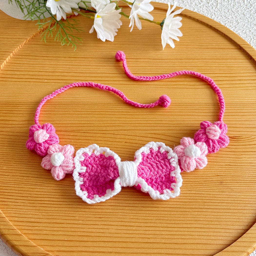 Mokka - Flower Detail Decorative Cat Collar