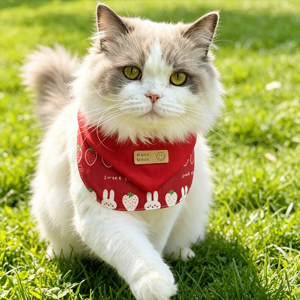 Mokka - Cartoon Print Cute Style Pet Bib