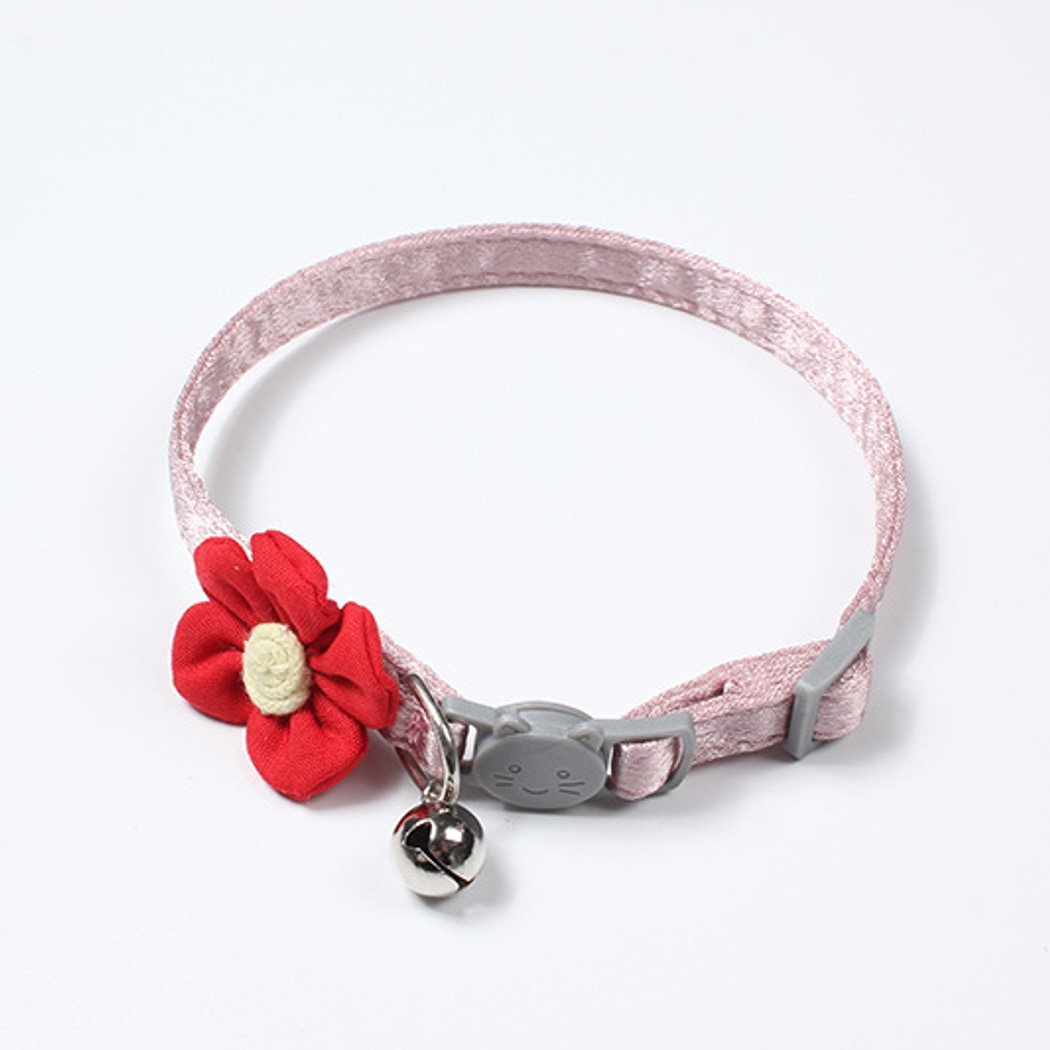 Mokka - Princess Style Flower Cat Collar with Bell