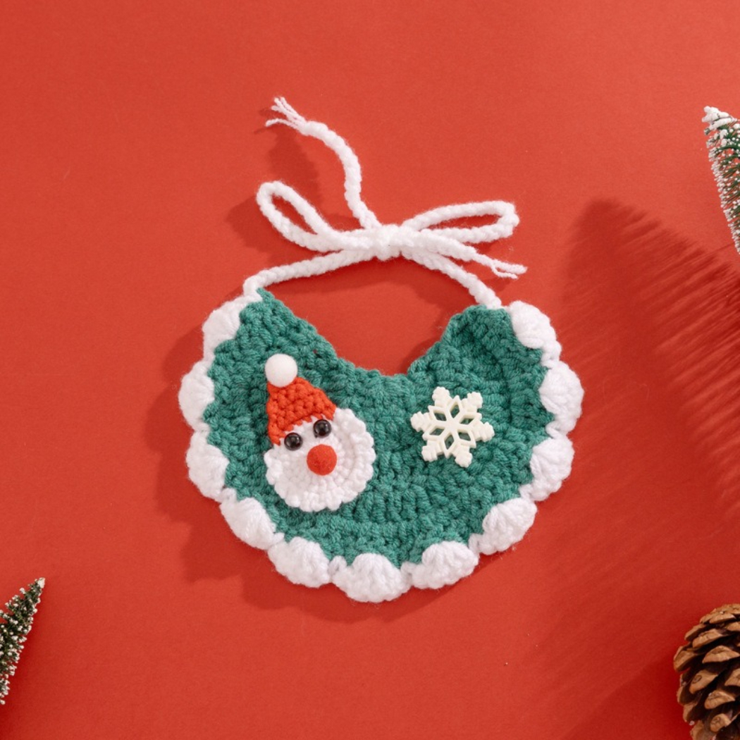 Mokka - Christmas Crochet Pet Bib