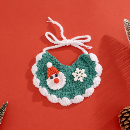 Mokka - Christmas Crochet Pet Bib