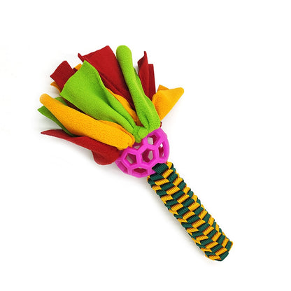 Petkin - Braided Multi-Color Dog Rope Ball Toy
