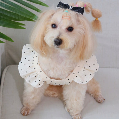 Ozzie - Polka Dot Bow Cat and Dog Pet Dress