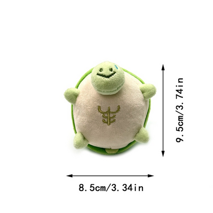 Moo - Smiling Plush Turtle Cat Toy