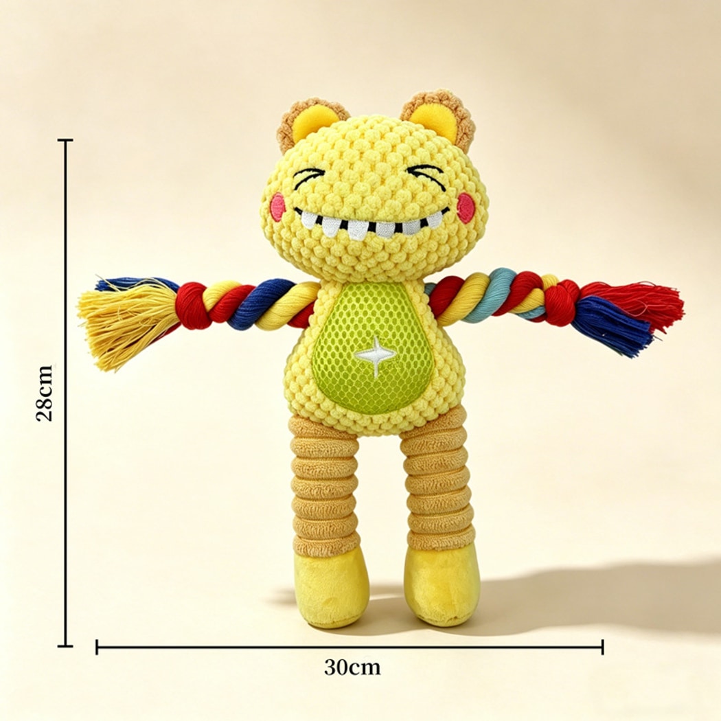 Petkin - Animal Character Interactive Plush Dog Toy