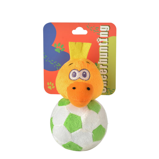 Petkin – Soccer Duck Plush Toy