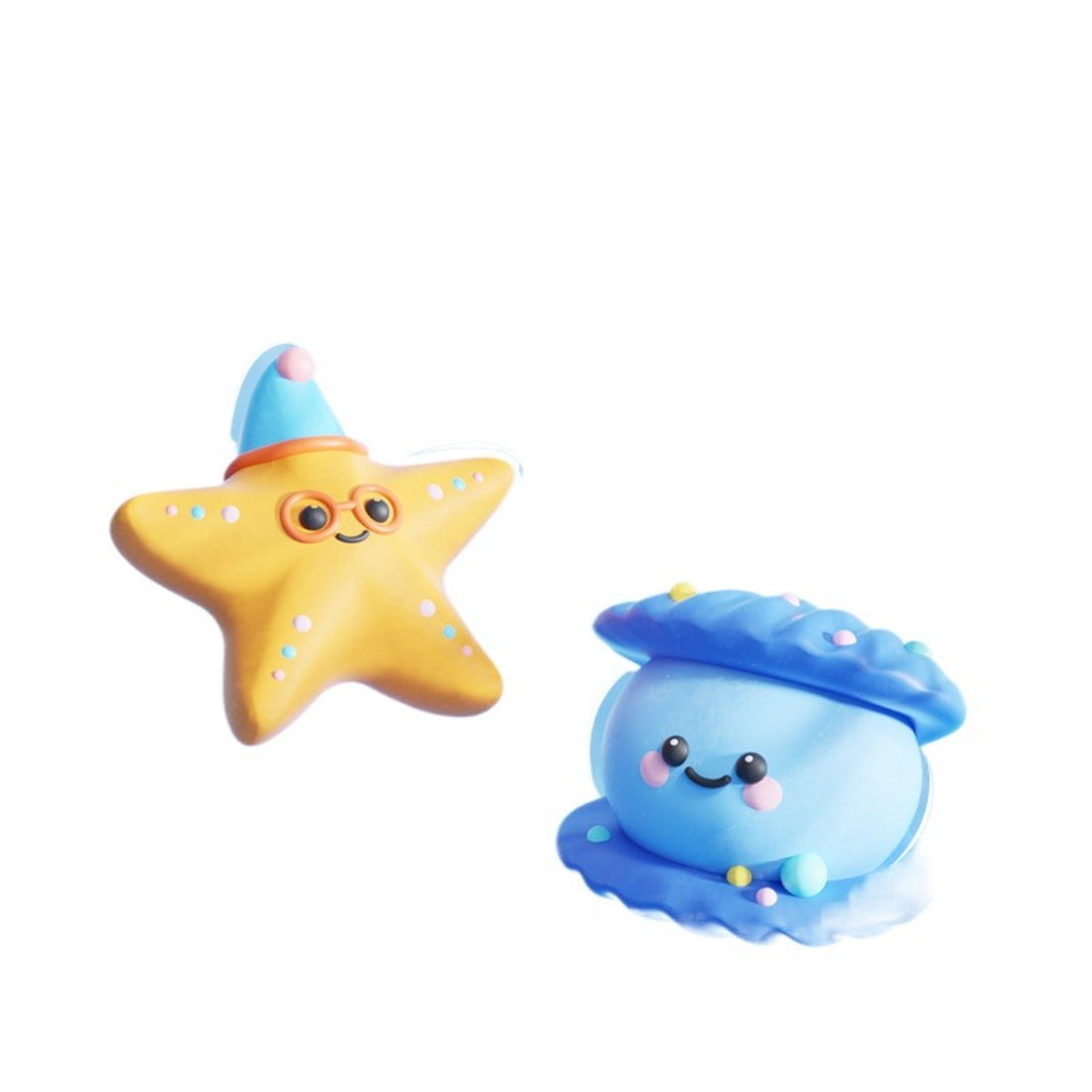 Side view of Petkin Ocean Animal squeaky dog toy in blue whale shape