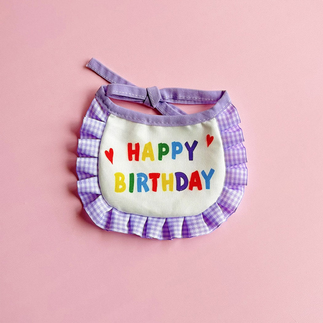 Mokka - Birthday Lettered Pet Party Bib and Hat
