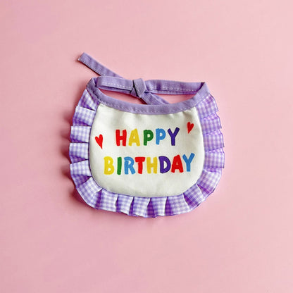 Mokka - Birthday Lettered Pet Party Bib and Hat