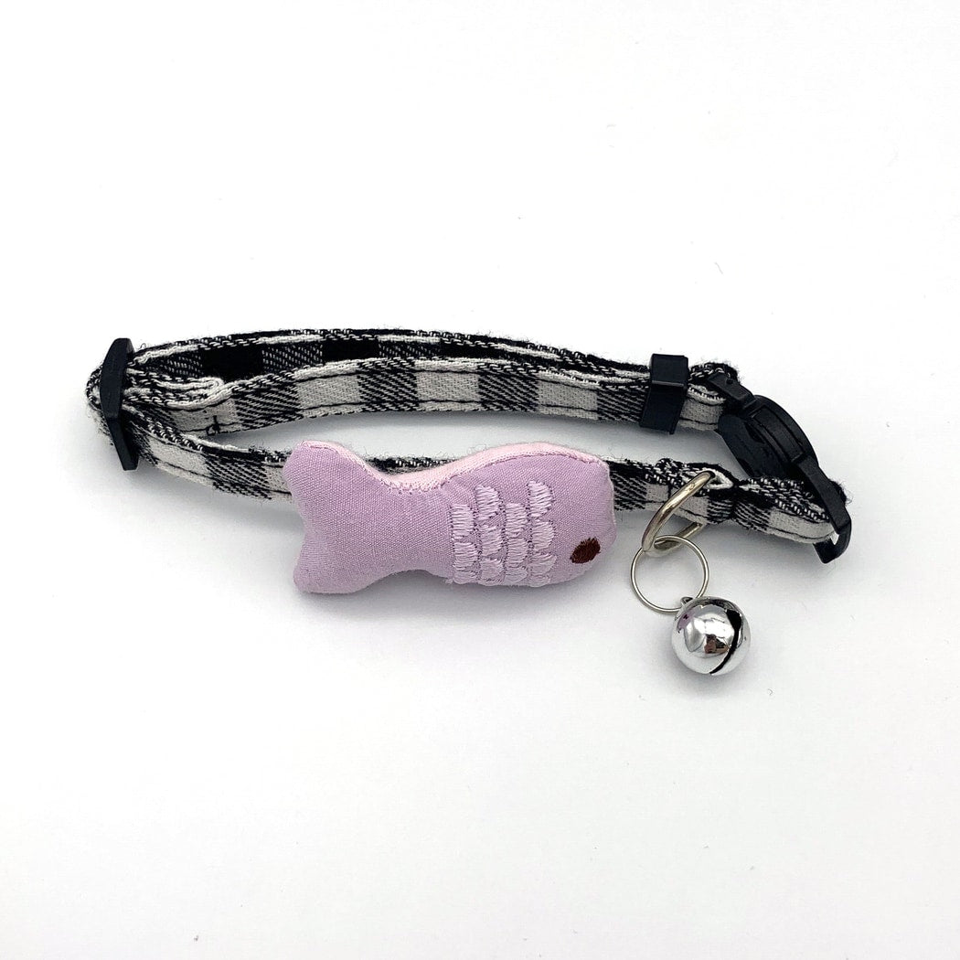 Mokka - Plush Fish Decorative Cat Collar