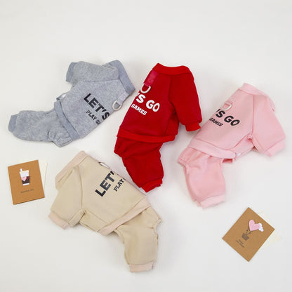 Ozzie - Printed Four-Leg Casual Pet Sweatshirt