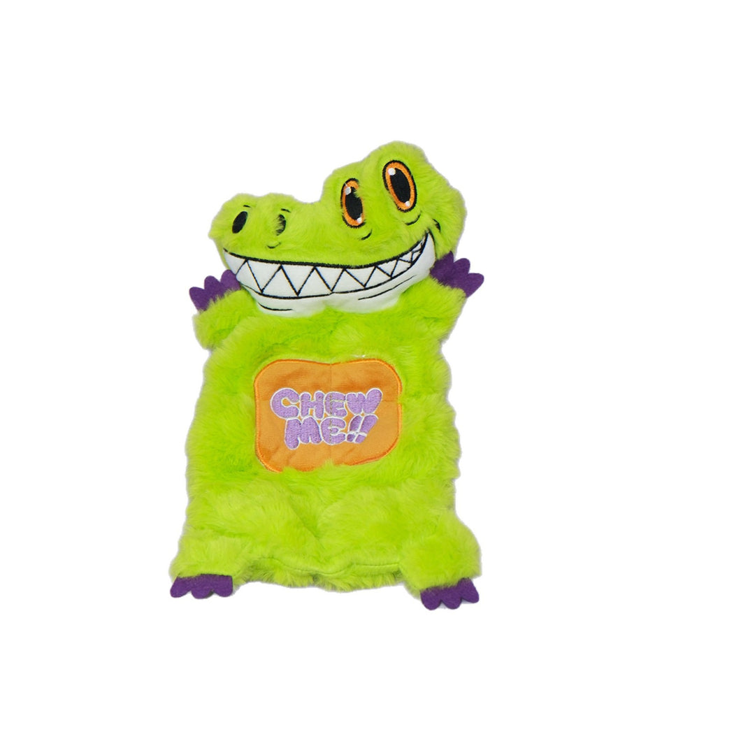 Petkin - Crocodile Shaped Dog Plush Toy