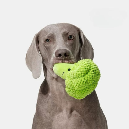 Petkin - Vegetable Shape Plush Squeaky Dog Toy