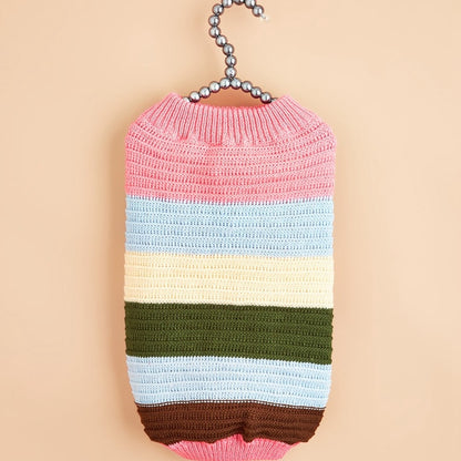 Ozzie - Striped Knit-Style Pet Pullover Dog Sweater
