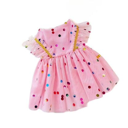 Ozzie - Polka Dot Tulle Dog Dress