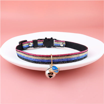 Mokka - Modern Style Colorful Striped Cat Collar