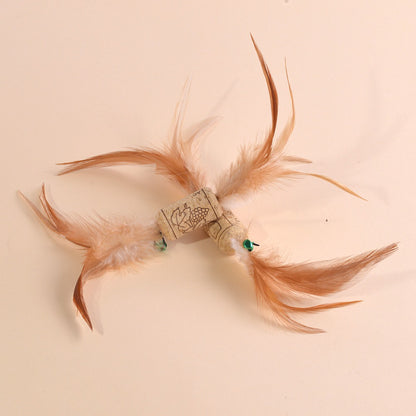 Moo - Feather Ring Interactive Chase Cat Toy