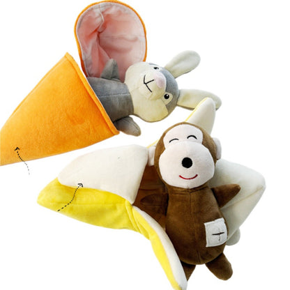 Petkin - Animal-in-Food Plush dog toy