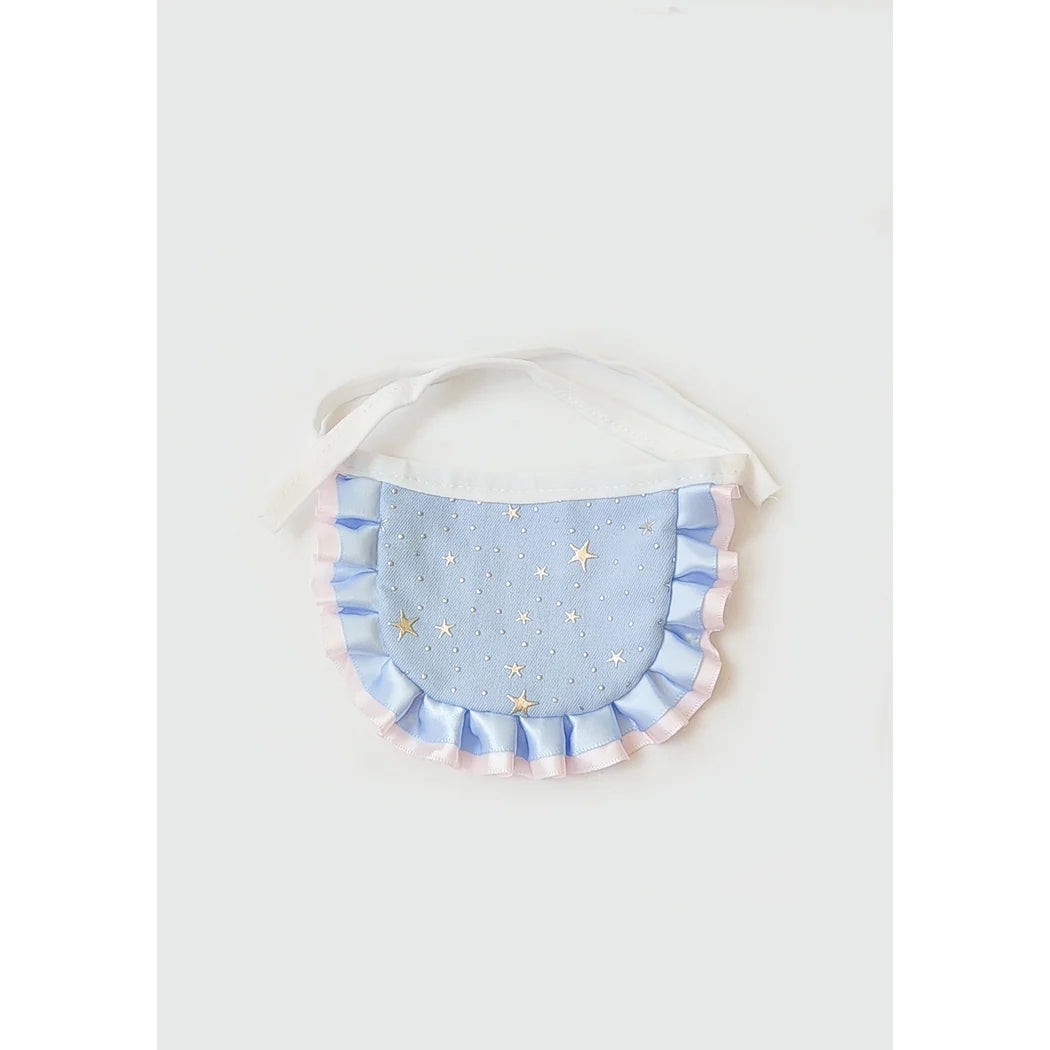 Mokka - Star Dot Ruffle Pet Bib