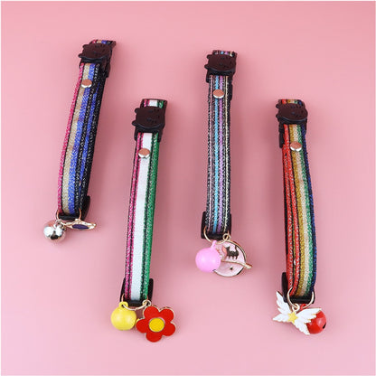 Mokka - Modern Style Colorful Striped Cat Collar