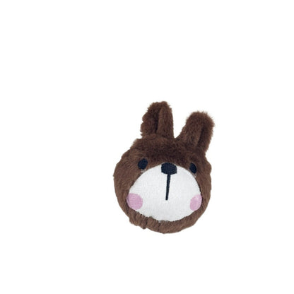 Petkin - Fuzzy Animal Character Squeaky dog toy