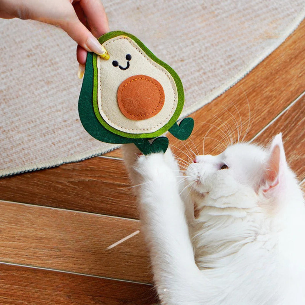 Moo - Funny Fruit Felt Cat Toys